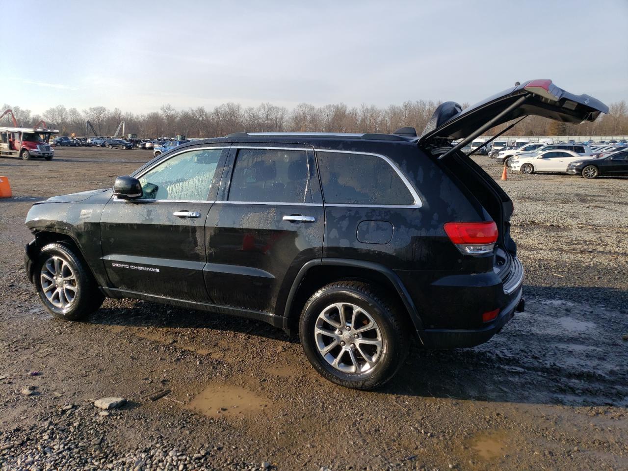 2014 Jeep Grand Cherokee VIN 1C4RJFBG2EC471509 Copart auction photo, front end damage thumbnail 2