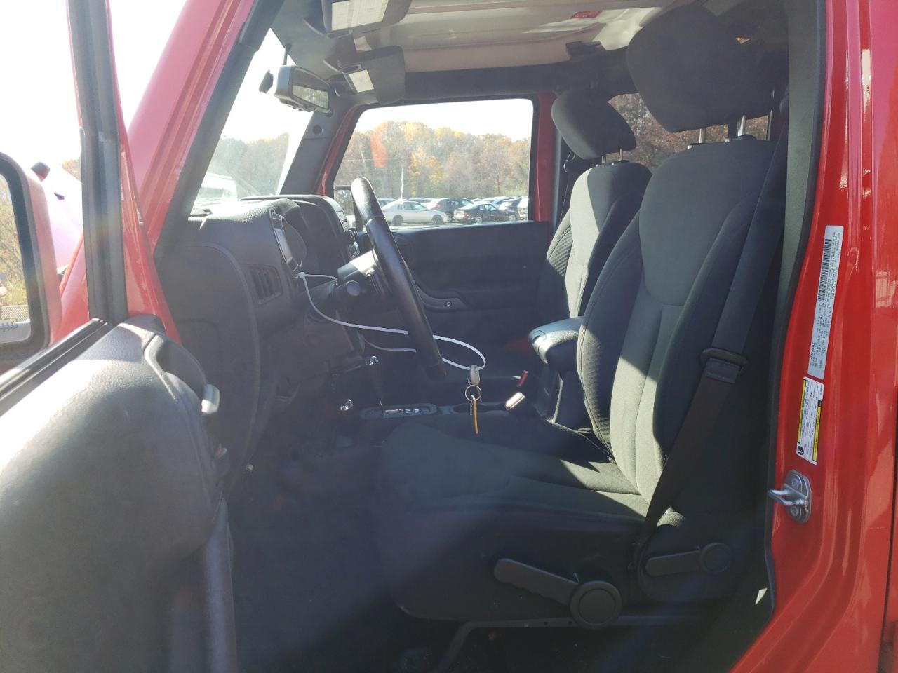 2016 Jeep Wrangler VIN 1C4BJWDGXGL203924 Copart auction photo, side / minor dent/scratches damage thumbnail 7