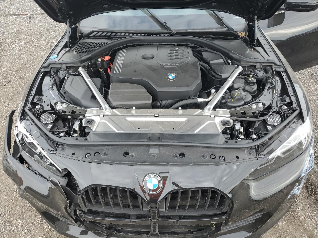 2024 BMW 4er VIN WBA63AV03RFT45630 Copart auction photo, front end / side damage thumbnail 13