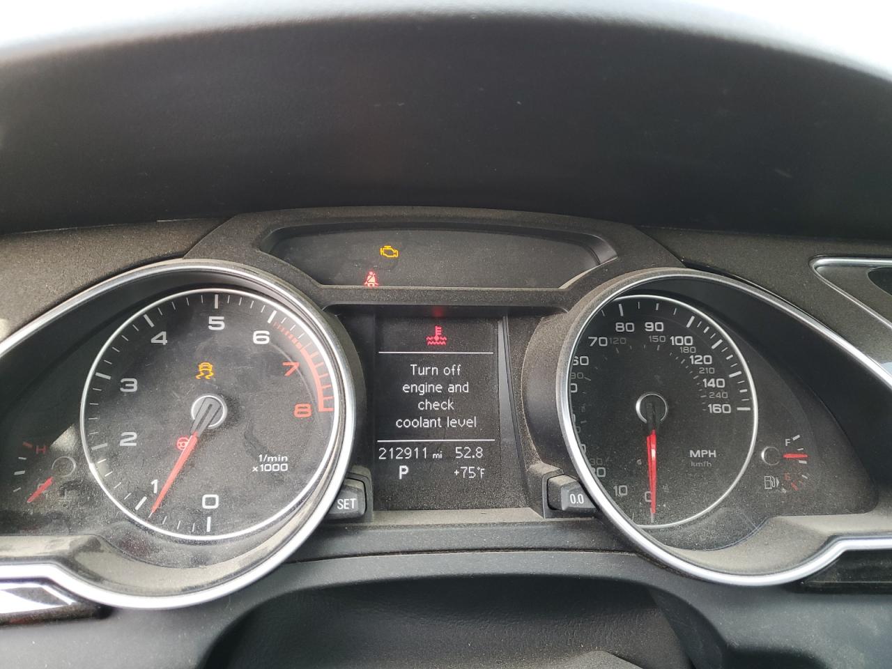 2014 Audi A5 VIN WAUMFAFR7EA055877 Copart auction photo, undercarriage / front end damage thumbnail 9
