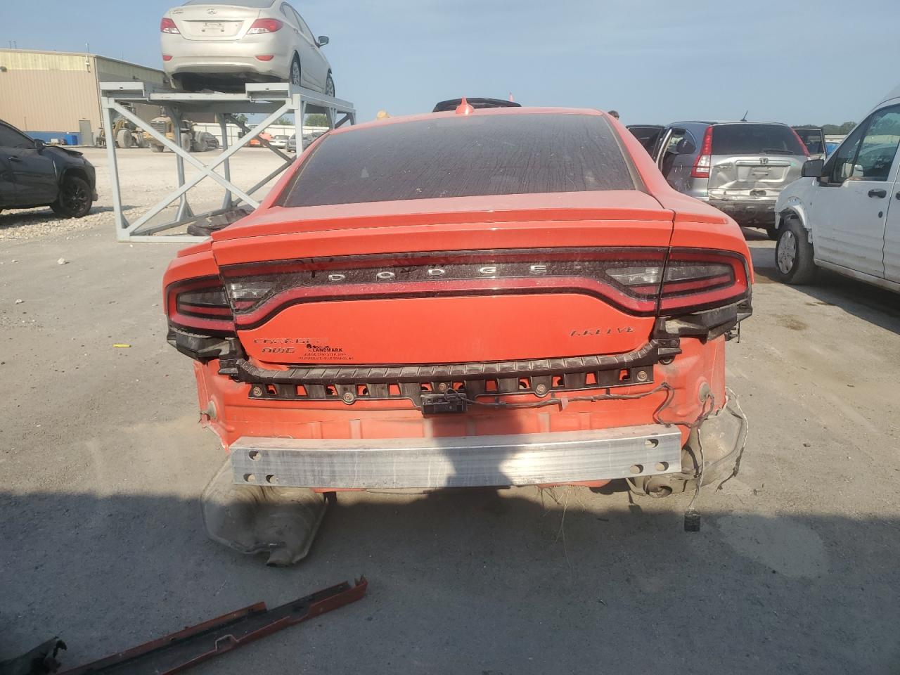 2016 Dodge Charger VIN 2C3CDXJG4GH341496 Copart auction photo, all over damage thumbnail 6