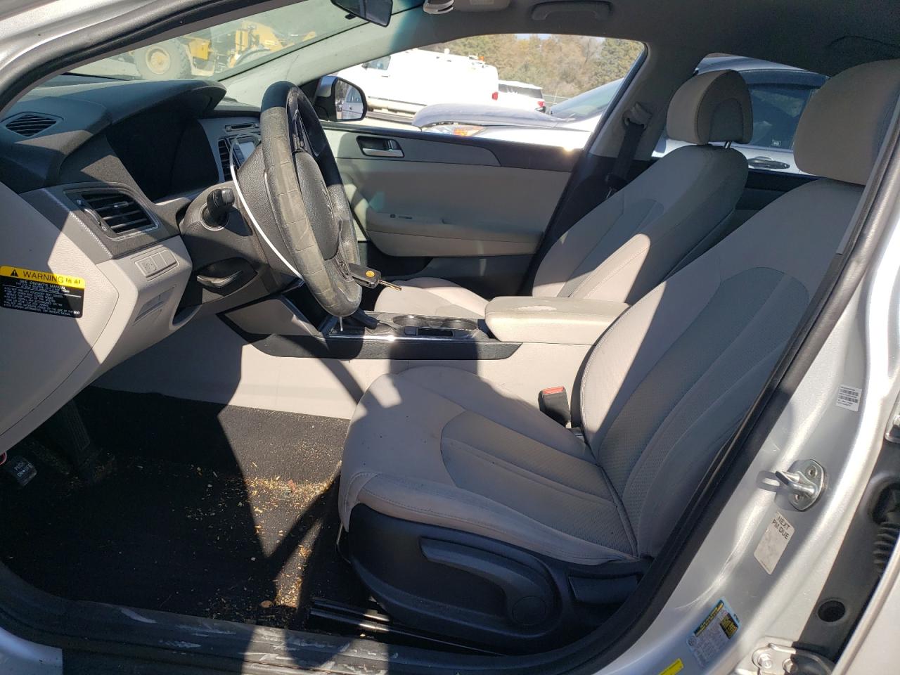 2017 Hyundai Sonata VIN 5NPE24AF3HH508035 Copart auction photo, front end / side damage thumbnail 7