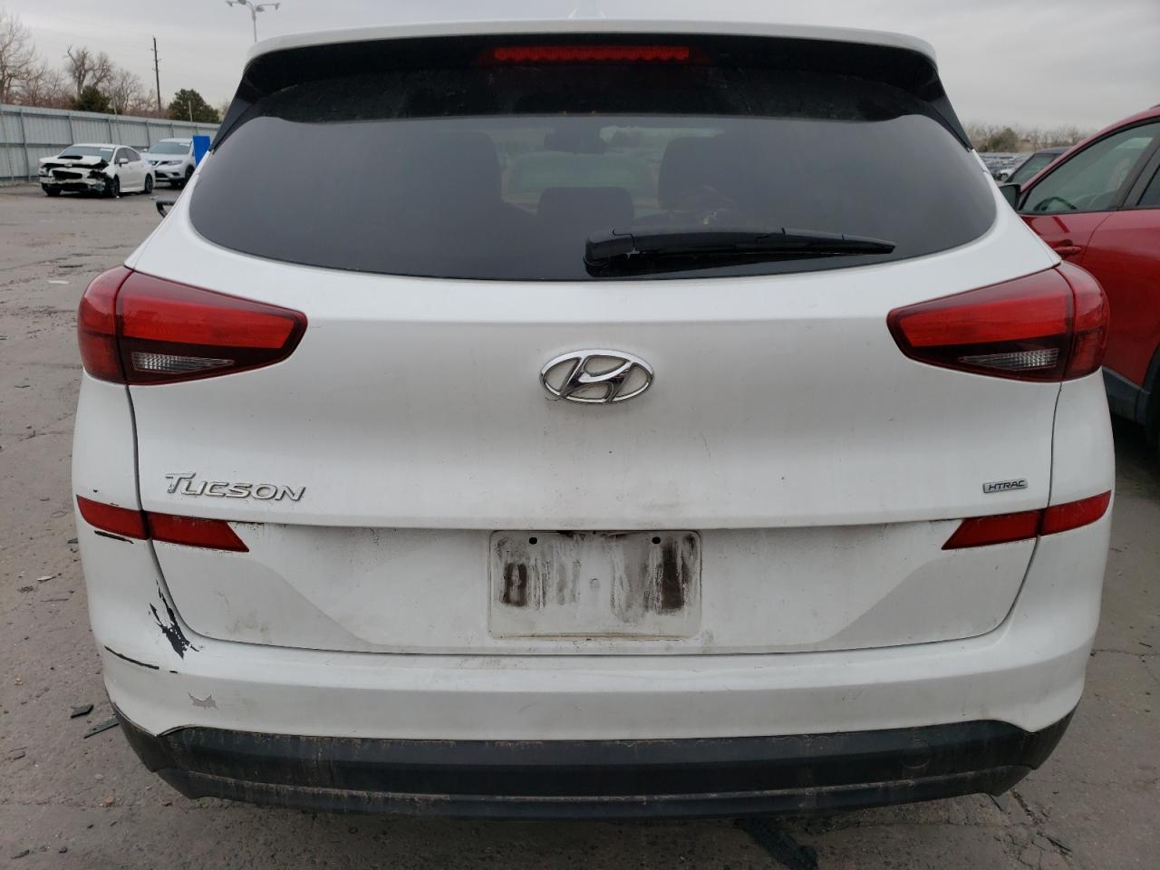 2019 Hyundai Tucson VIN KM8J2CA49KU942198 Copart auction photo, front end / hail damage thumbnail 6