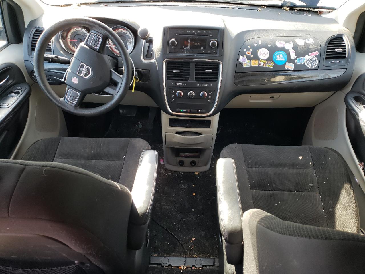 2017 Dodge Caravan VIN 2C4RDGBG1HR782910 Copart auction photo, front end / all over damage thumbnail 8