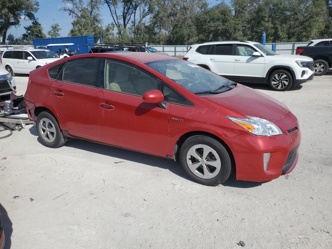 2013 Toyota Prius VIN JTDKN3DU3D5649809 Copart auction photo, rear end / minor dent/scratches damage thumbnail 4