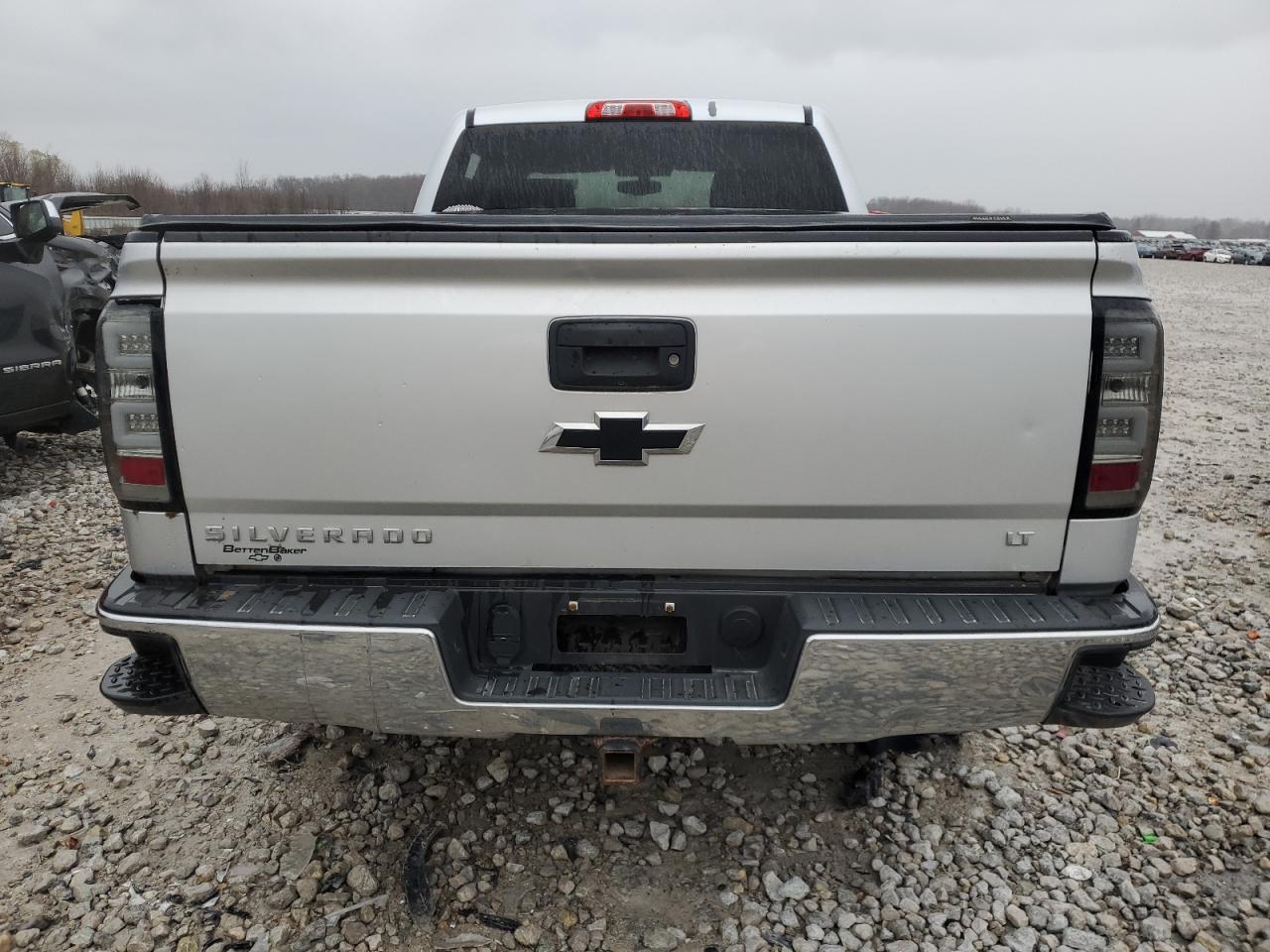 2014 Chevrolet Silverado VIN 3GCUKRECXEG258709 Copart auction photo, all over damage thumbnail 6