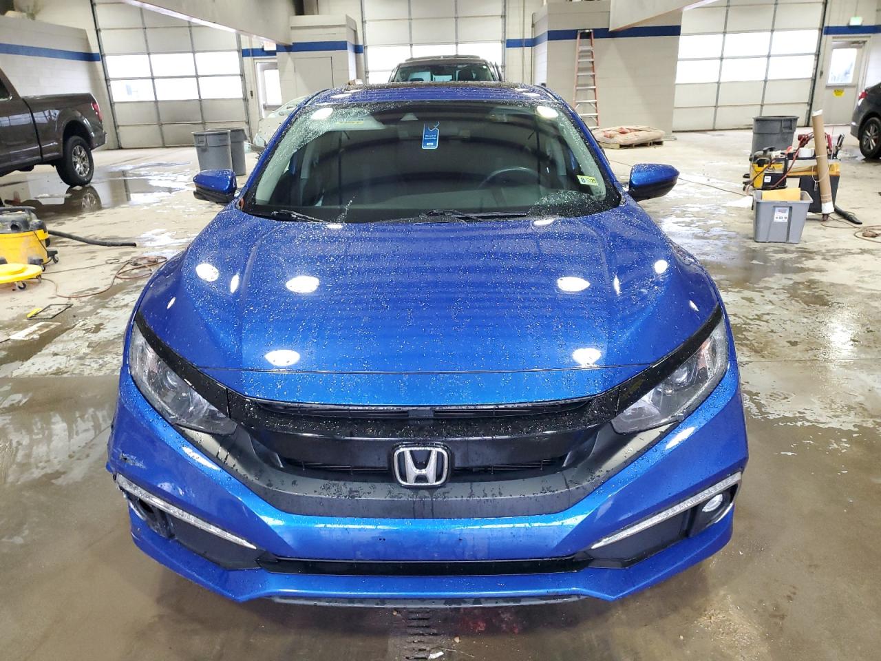 2021 Honda Civic VIN 19XFC1F31ME001938 Copart auction photo, front end / rear end damage thumbnail 5