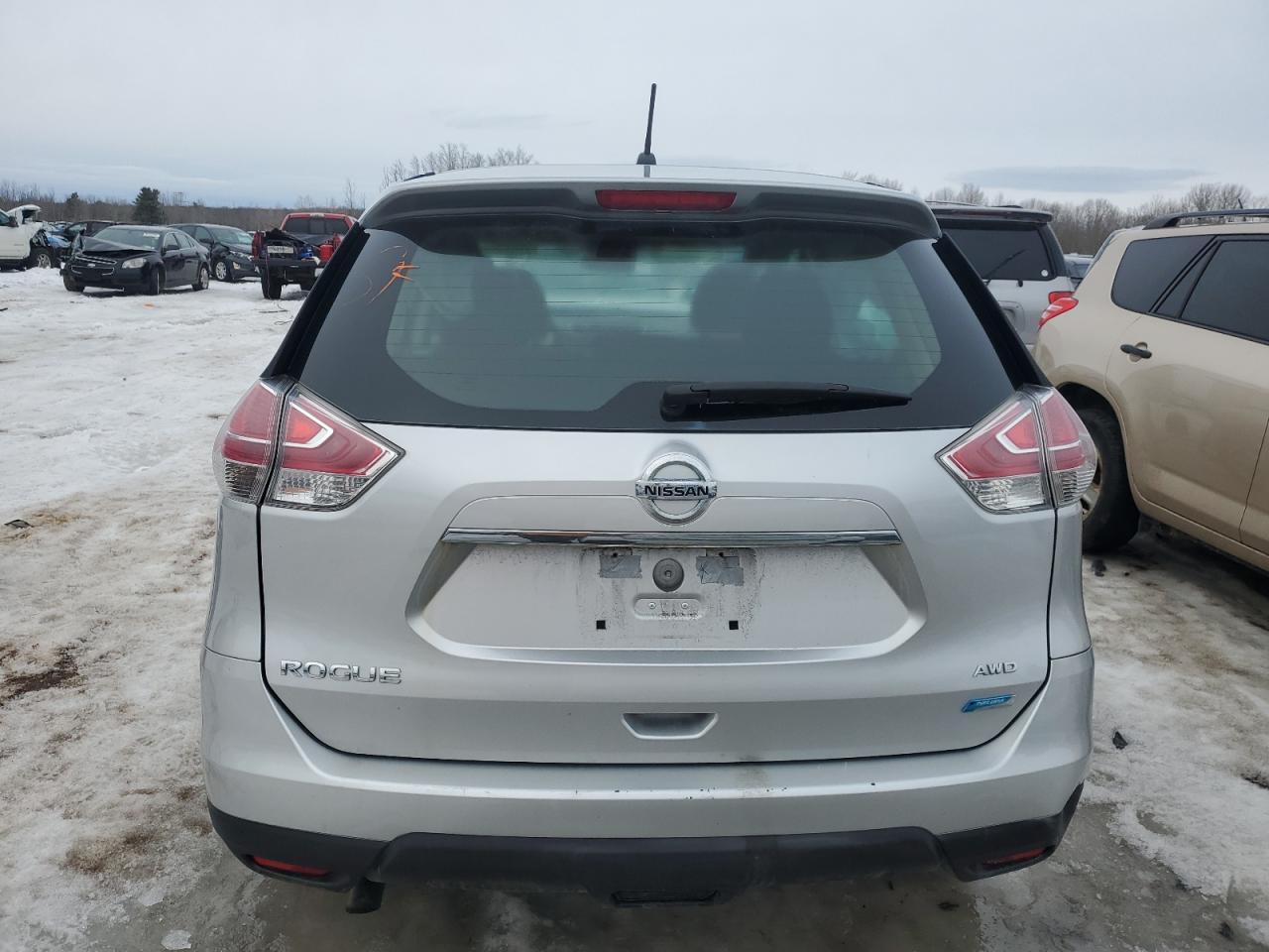 2014 Nissan Rogue VIN 5N1AT2MVXEC852788 Copart auction photo, front end / minor dent/scratches damage thumbnail 6