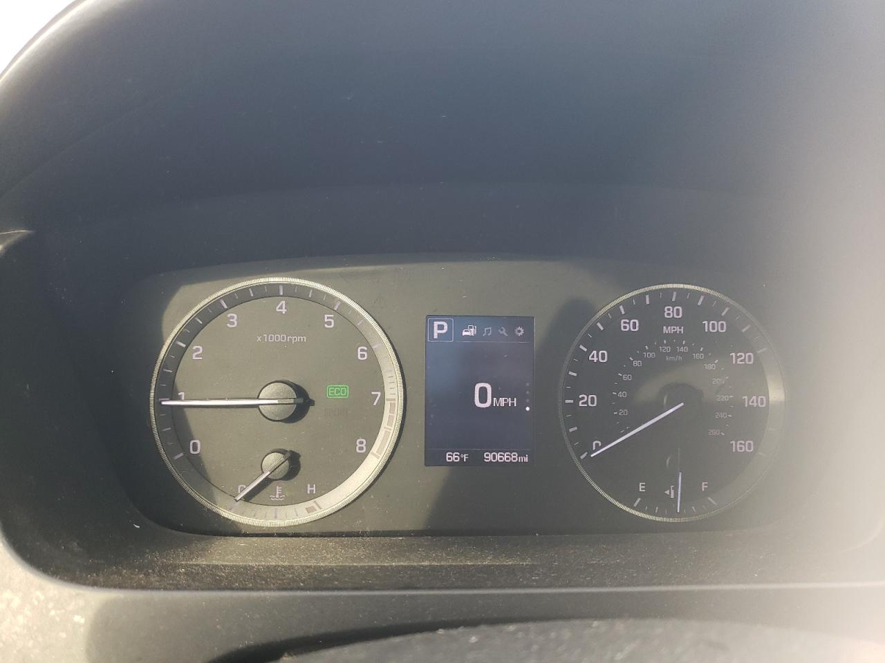 2016 Hyundai Sonata VIN 5NPE34AFXGH410003 Copart auction photo, front end / side damage thumbnail 9