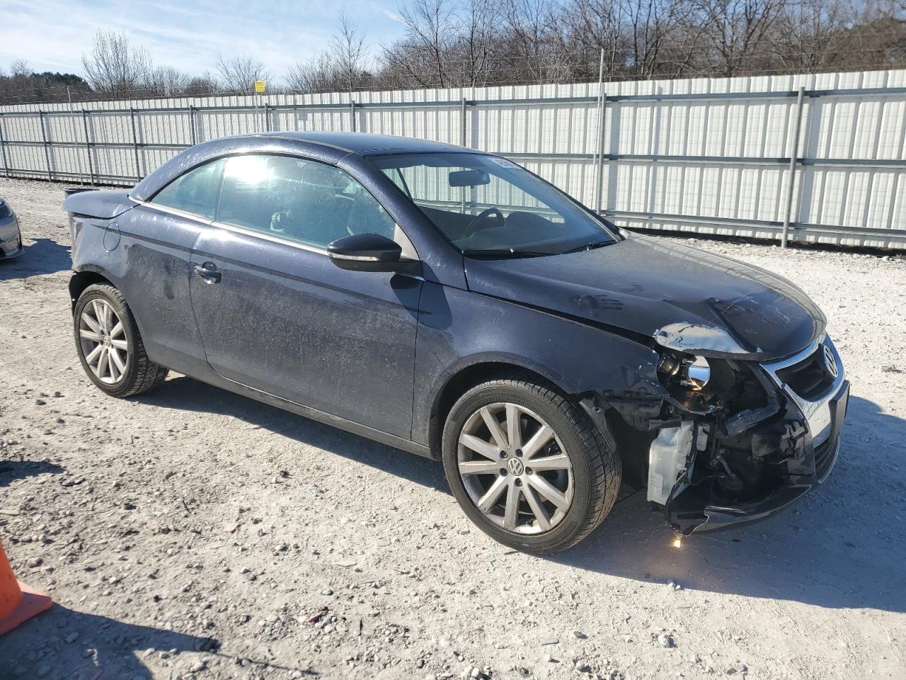 2010 Volkswagen Eos VIN WVWBA7AH9AV021601 Copart auction photo, front end / rear end damage thumbnail 4