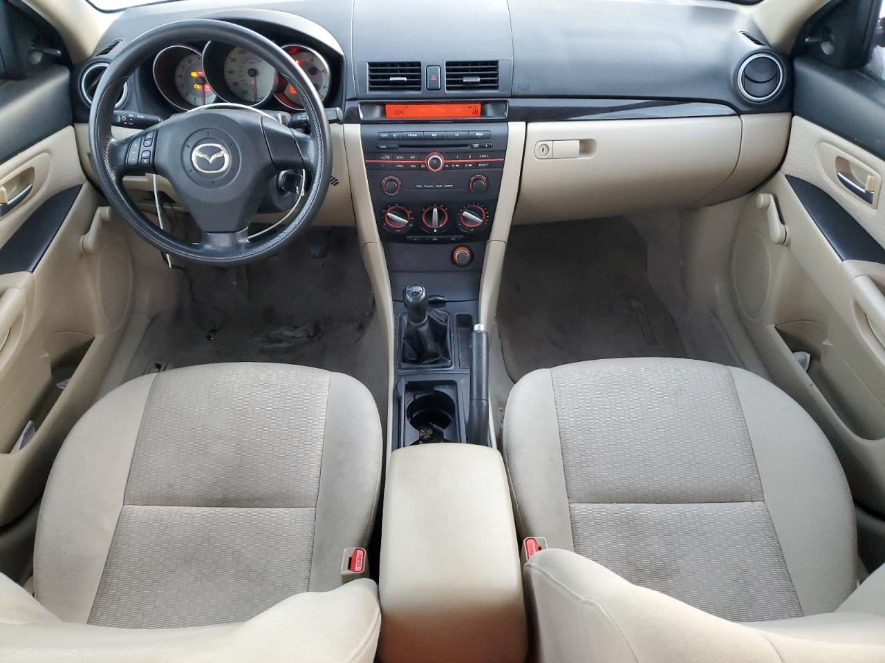2008 Mazda 3 VIN JM1BK12F581833809 Copart auction photo, rear end damage thumbnail 8