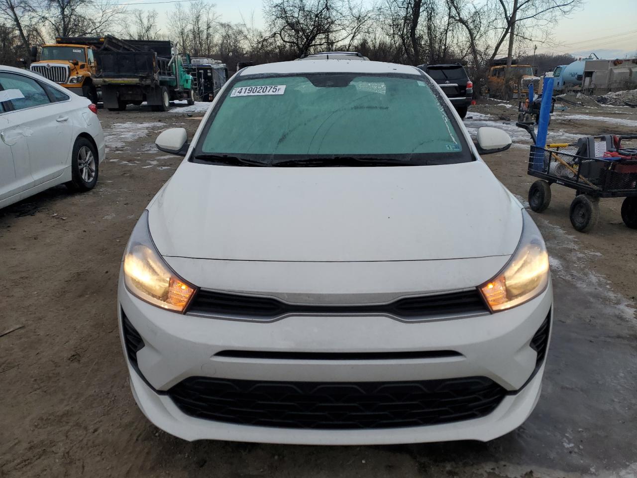 2022 KIA Rio VIN 3KPA24AD7NE449570 Copart auction photo, rear end damage thumbnail 5