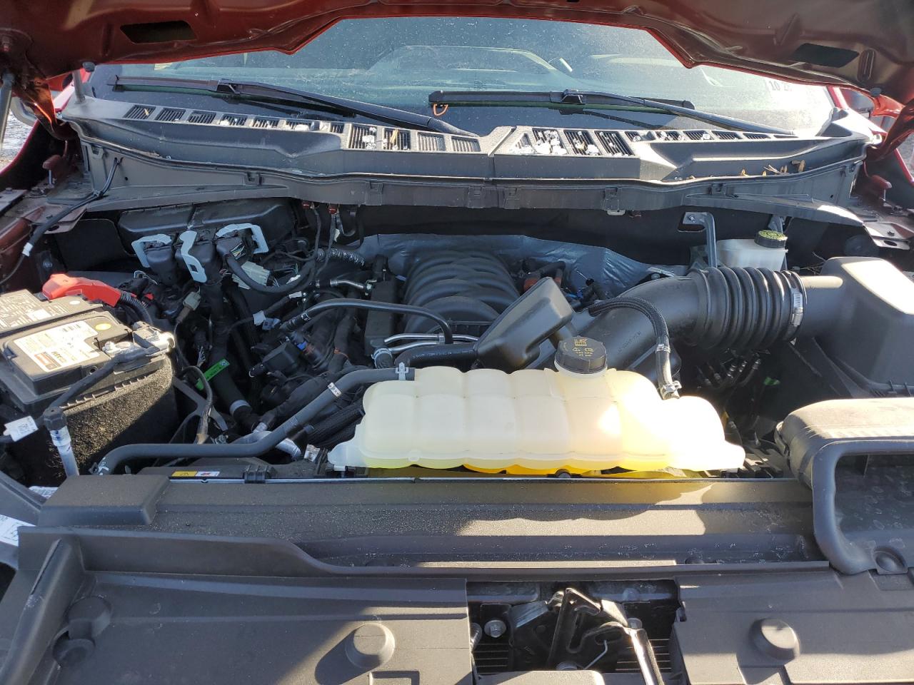 2023 Ford F-150 VIN 1FTFX1E58PKE54673 Copart auction photo, front end damage thumbnail 11