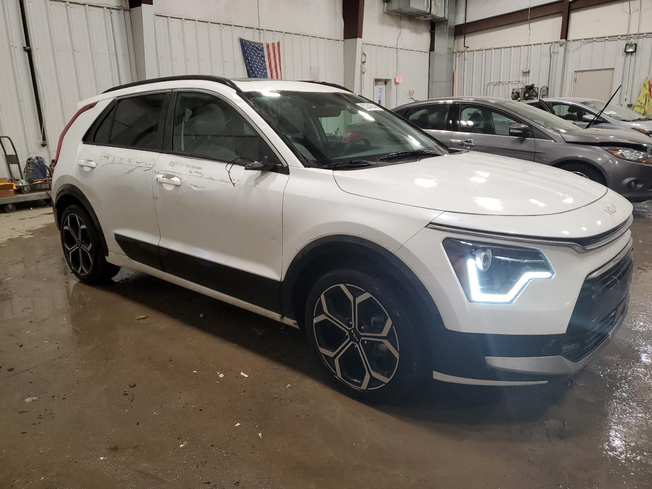 2023 KIA Niro VIN KNDCR3LE5P5051860 Copart auction photo, side damage thumbnail 4