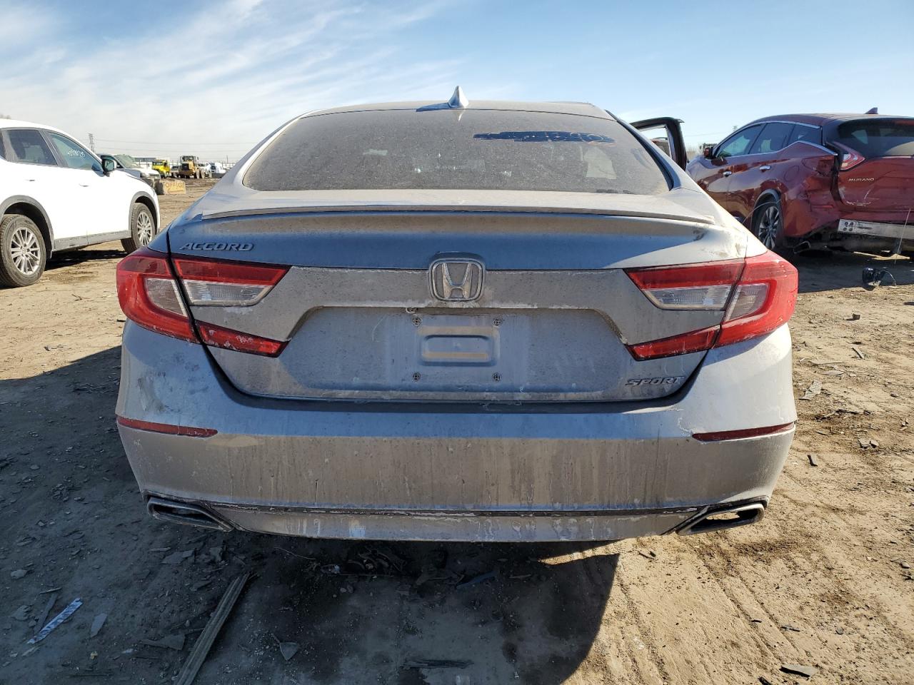 2019 Honda Accord VIN 1HGCV1F32KA165679 Copart auction photo, side / front end damage thumbnail 6
