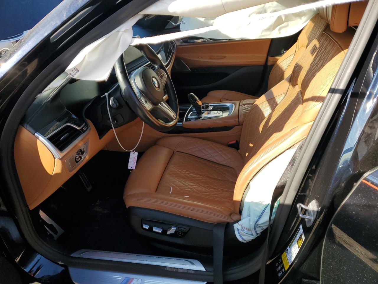2021 BMW 7er VIN WBA7U2C02MCF77496 Copart auction photo, front end / undercarriage damage thumbnail 7