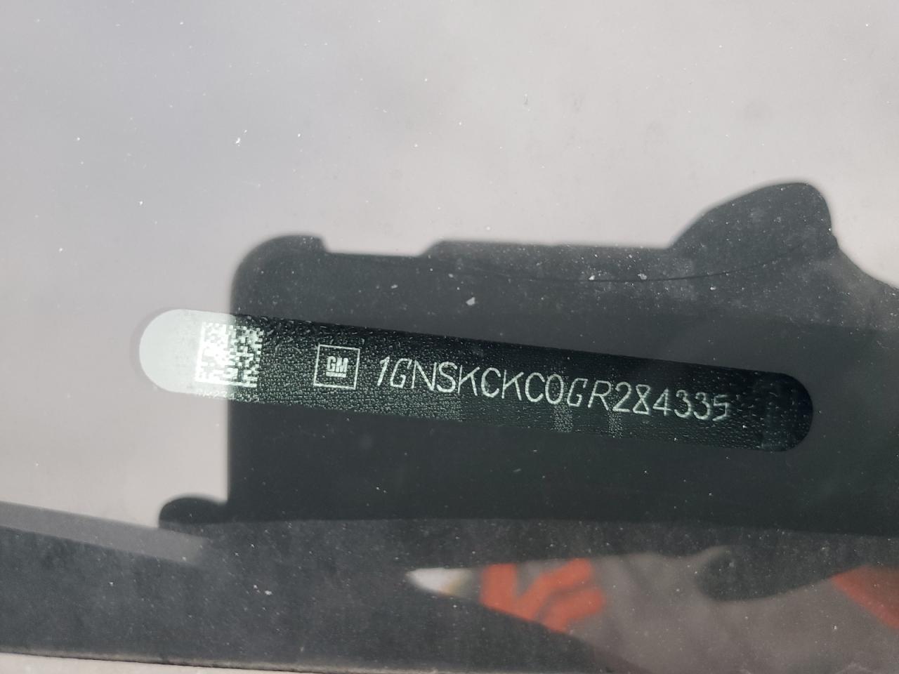 2016 Chevrolet Tahoe VIN 1GNSKCKC0GR284335 Copart auction photo, vandalism / minor dent/scratches damage thumbnail 13
