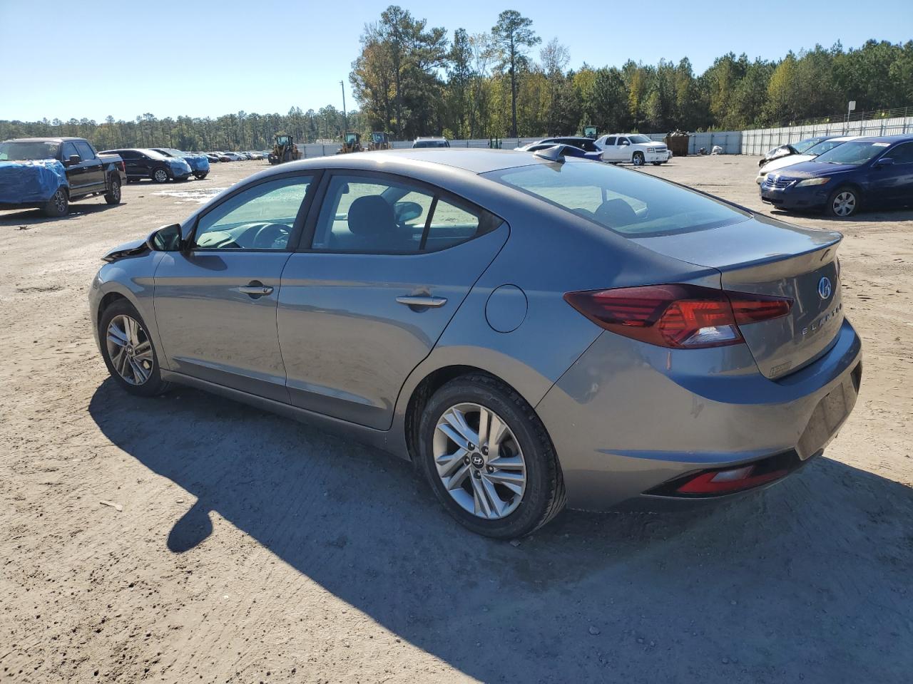 2019 Hyundai Elantra VIN 5NPD84LFXKH405144 Copart auction photo, front end damage thumbnail 2