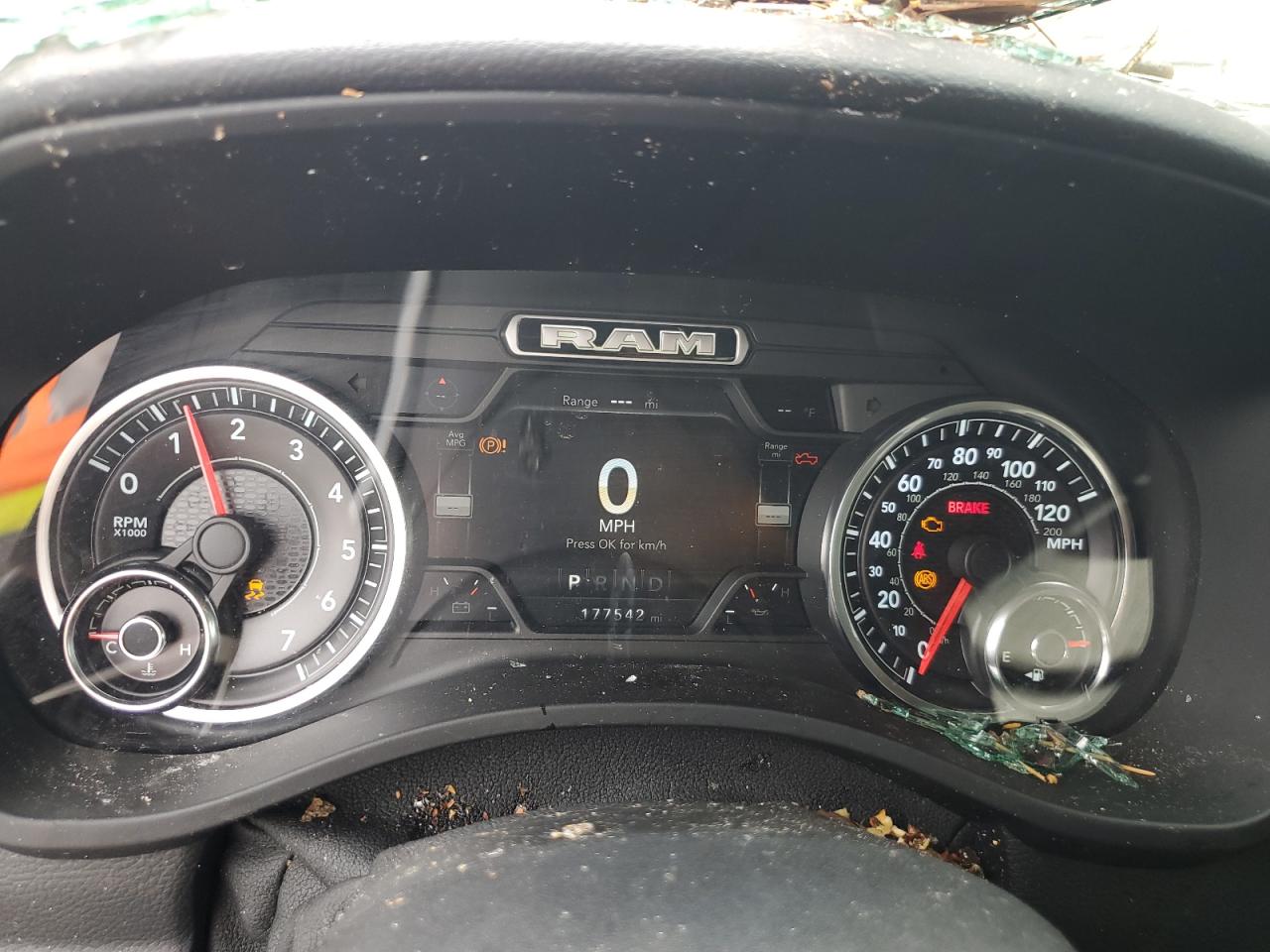 2019 RAM 1500 VIN 1C6SRFFT7KN525962 Copart auction photo, all over damage thumbnail 9