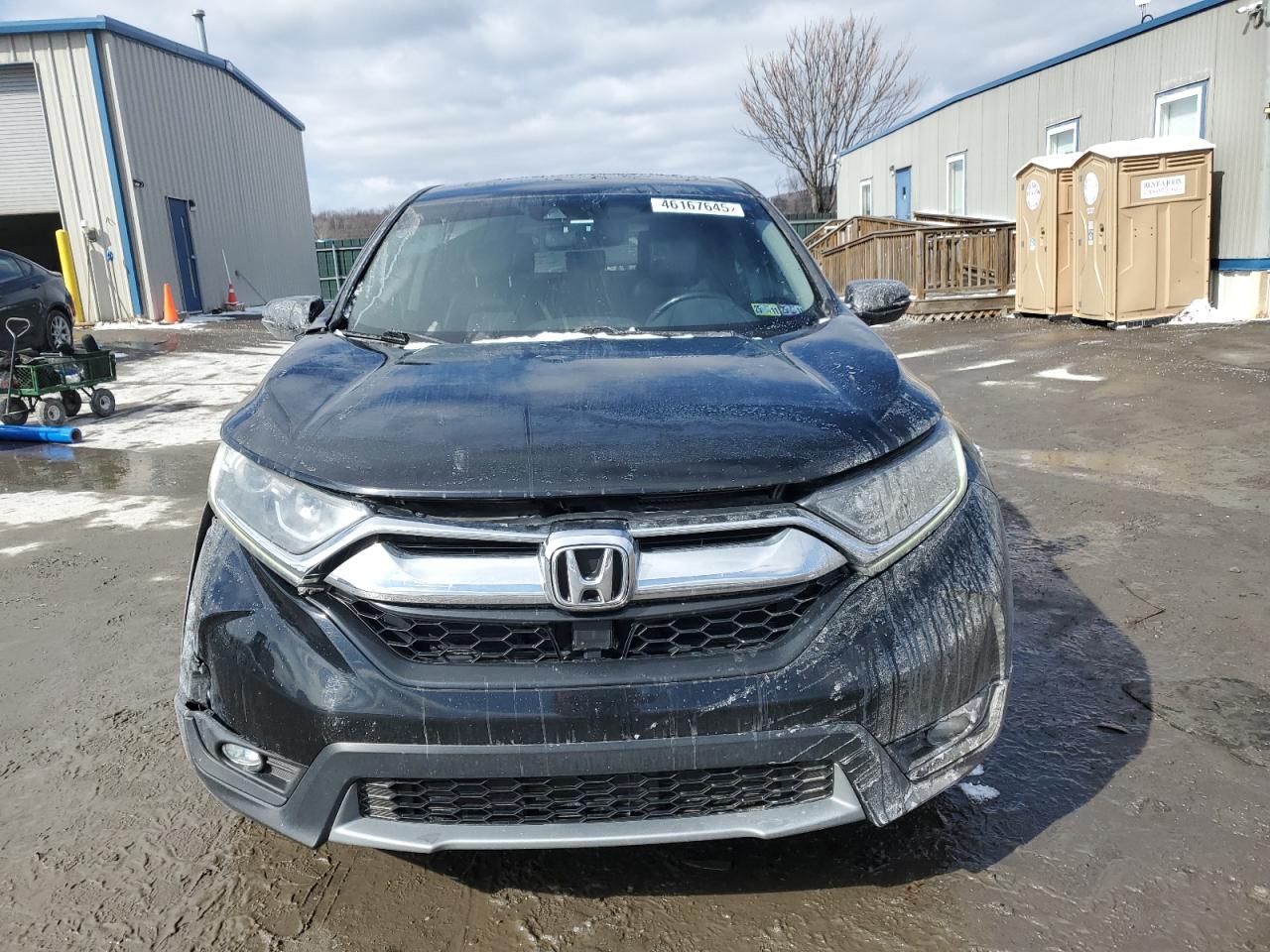 2018 Honda CR-V VIN 2HKRW2H85JH608998 Copart auction photo, side / front end damage thumbnail 5