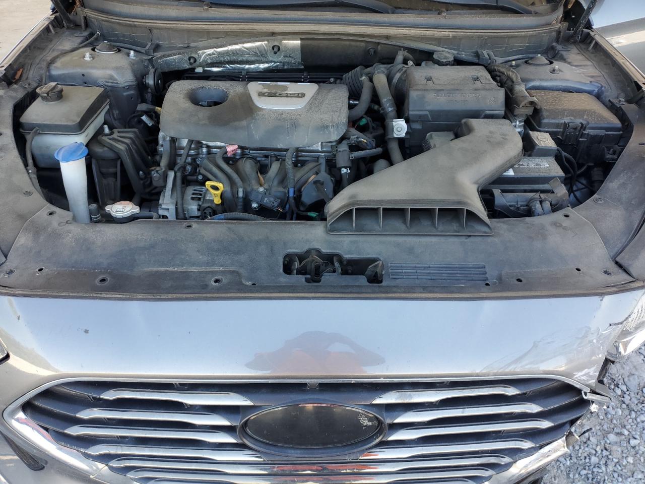 2018 Hyundai Sonata VIN 5NPE24AA7JH711553 Copart auction photo, front end / side damage thumbnail 11