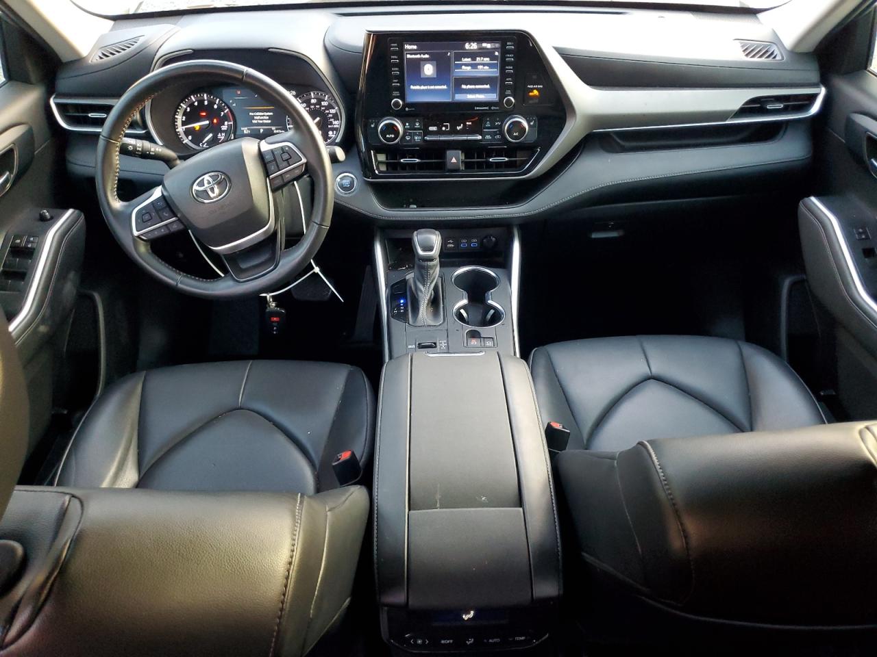 2022 Toyota Highlander VIN 5TDGZRAH0NS560294 Copart auction photo, front end damage thumbnail 8