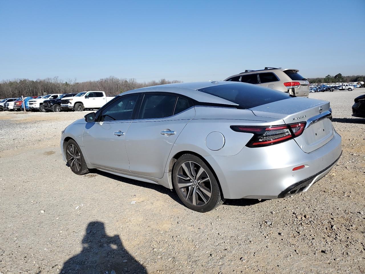 2020 Nissan Maxima VIN 1N4AA6CV6LC361639 Copart auction photo, side damage thumbnail 2