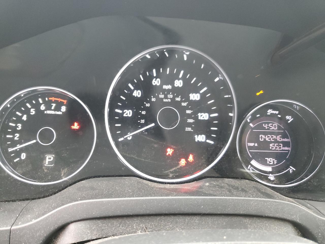 2018 Honda HR-V VIN 3CZRU5H38JM717682 Copart auction photo, front end damage thumbnail 9