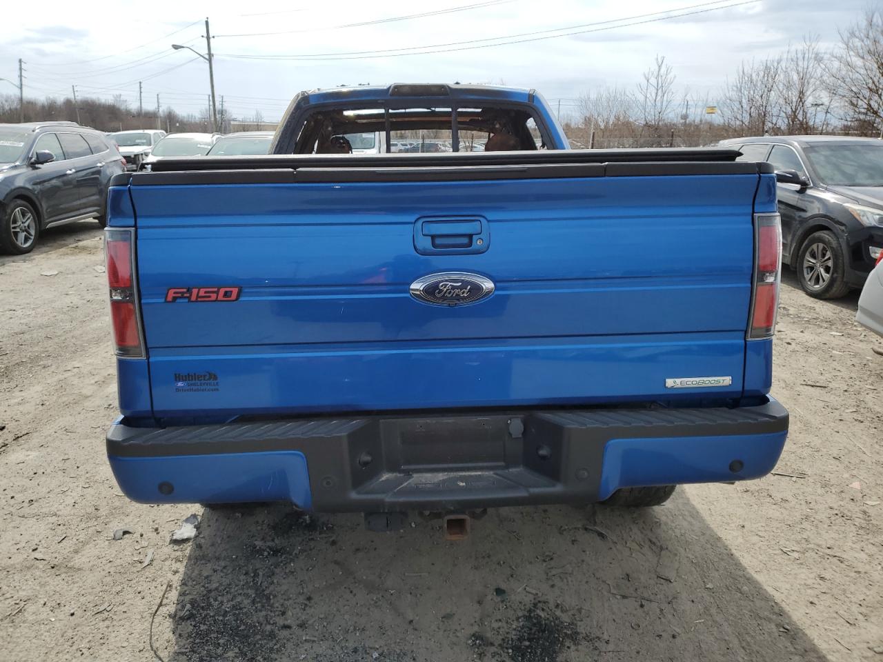 2013 Ford F-150 VIN 1FTFW1ET2DFD97425 Copart auction photo, burn damage thumbnail 6