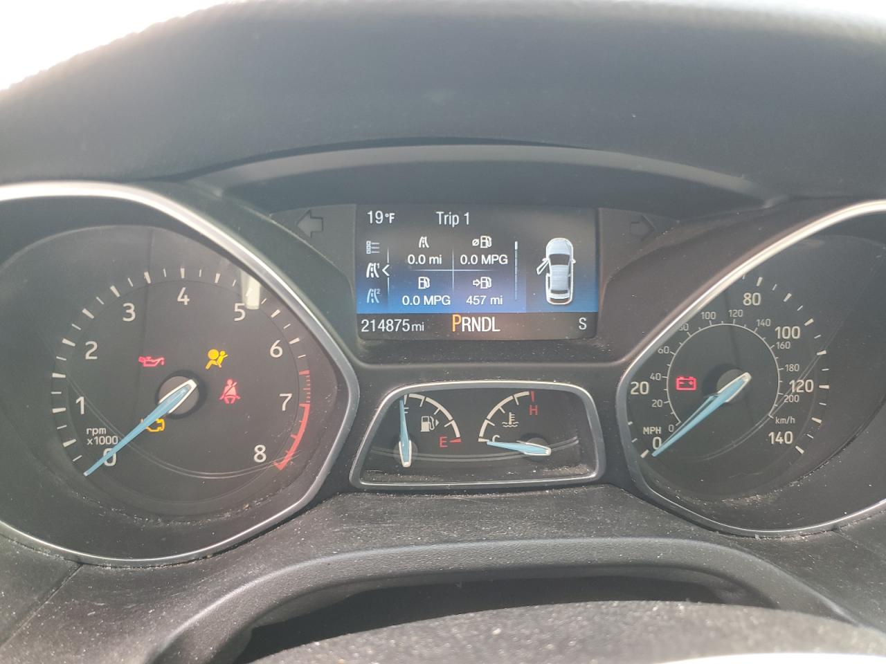 2015 Ford Focus VIN 1FADP3F2XFL259549 Copart auction photo, all over damage thumbnail 9