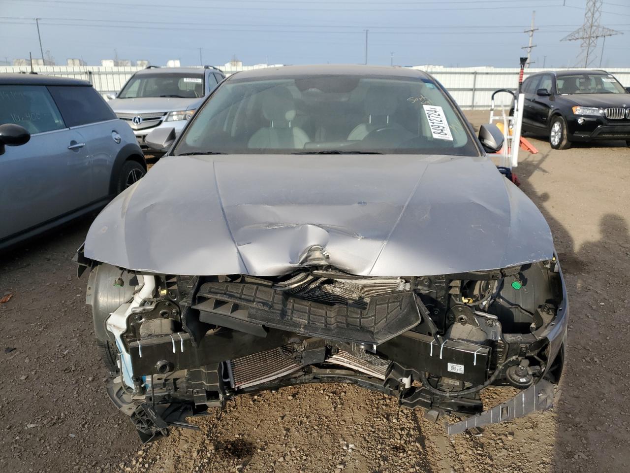 2022 Hyundai Elantra VIN KMHLP4AG0NU366919 Copart auction photo, front end damage thumbnail 5