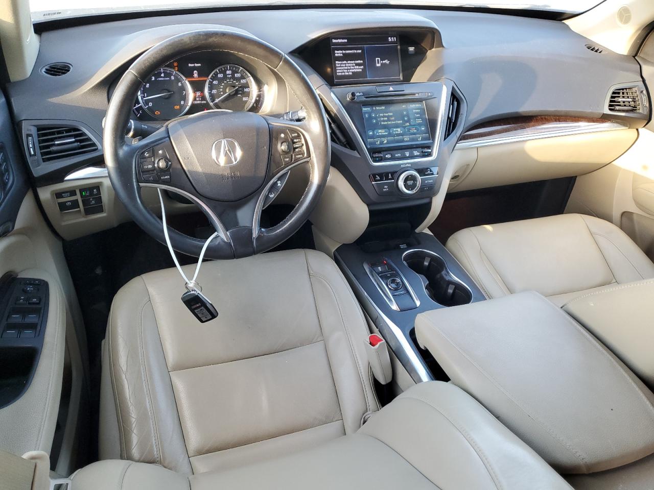 2018 Acura MDX VIN 5J8YD3H34JL009972 Copart auction photo, front end / side damage thumbnail 8