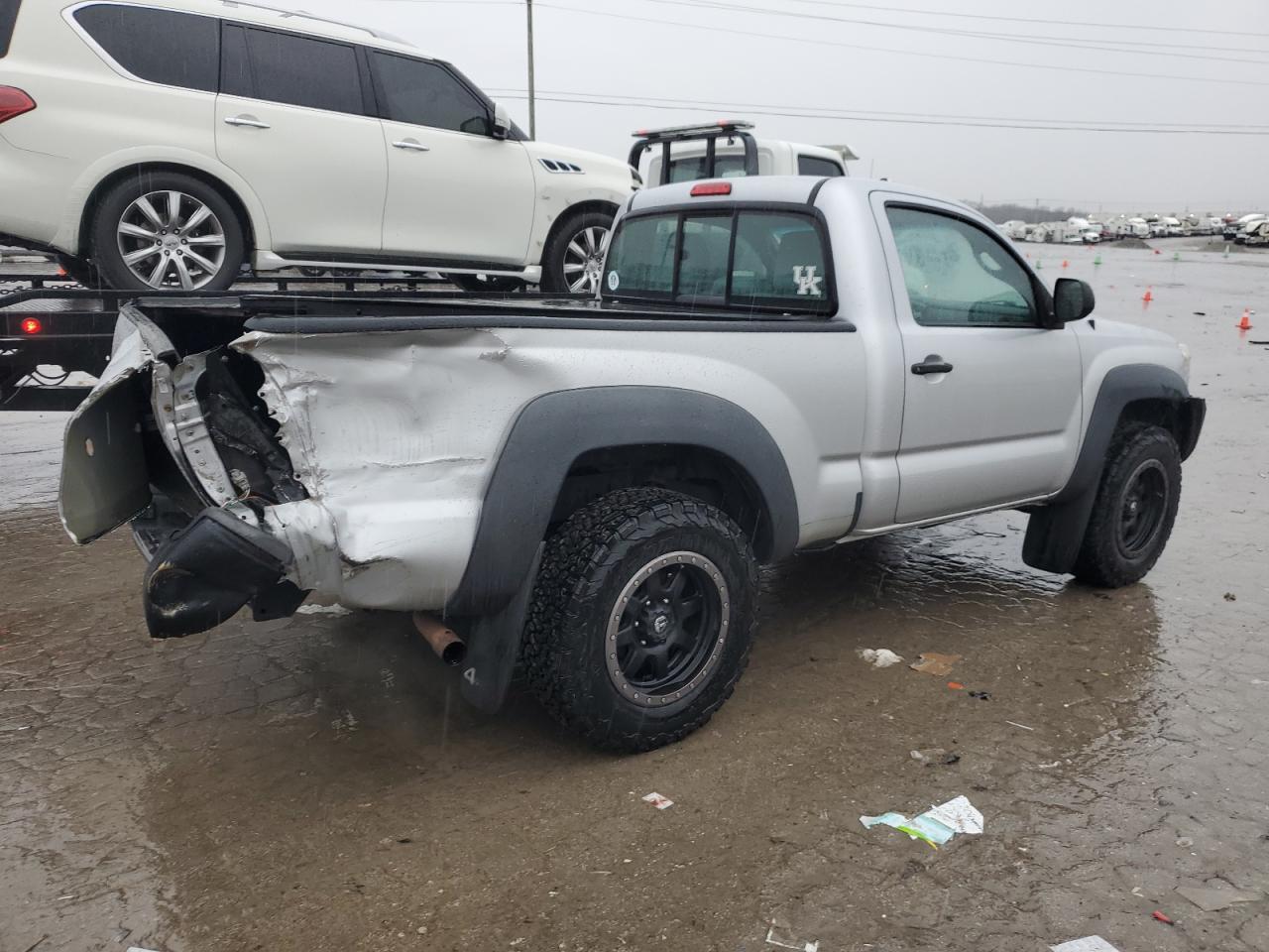 2013 Toyota Tacoma VIN 5TFPX4ENXDX016077 Copart auction photo, rear end damage thumbnail 3