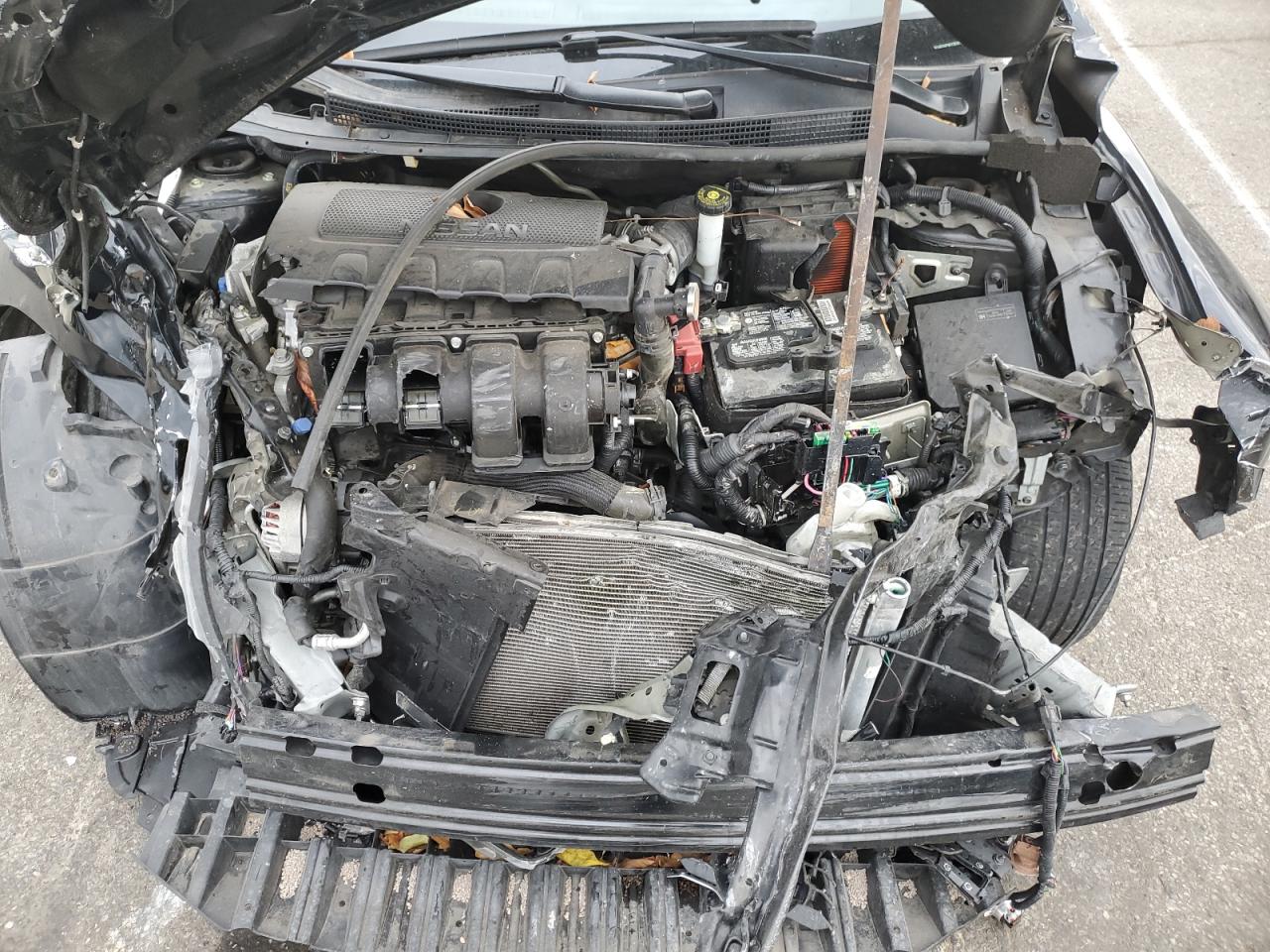 2019 Nissan Sentra VIN 3N1AB7AP3KY251612 Copart auction photo, front end / side damage thumbnail 11