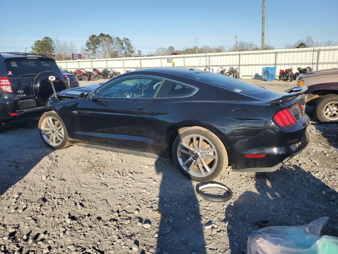 2016 Ford Mustang VIN 1FA6P8TH2G5255550 Copart auction photo, front end / all over damage thumbnail 2