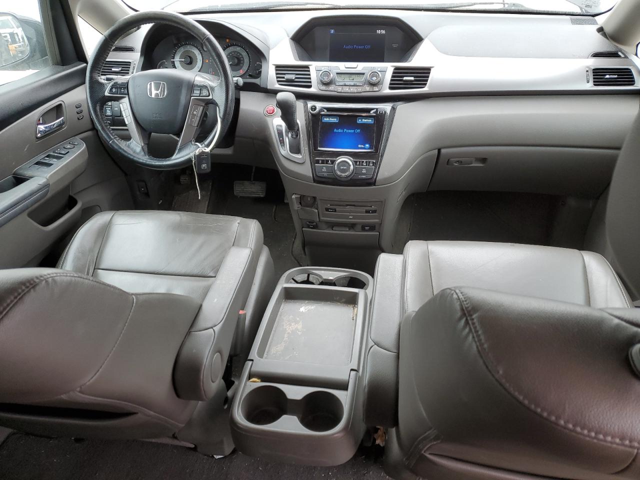 2015 Honda Odyssey VIN 5FNRL5H97FB112237 Copart auction photo, front end / side damage thumbnail 8