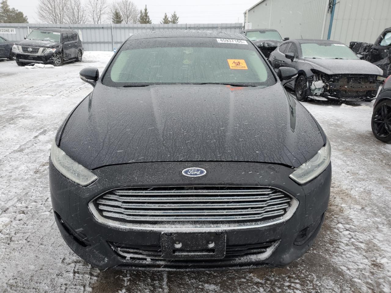 2014 Ford Fusion VIN 1FA6P0H7XE5354681 Copart auction photo, side damage thumbnail 5