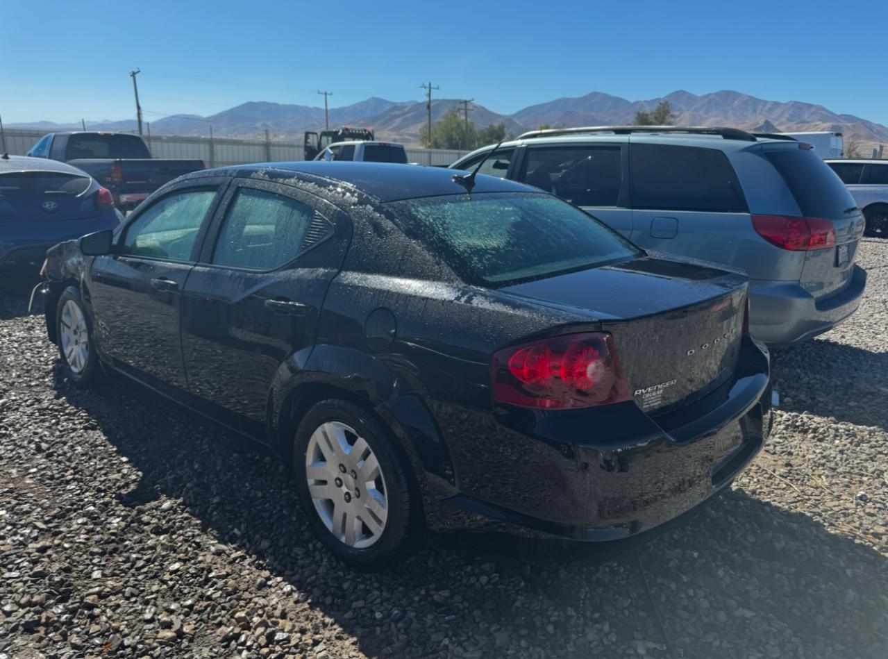 2014 Dodge Avenger VIN 1C3CDZAB2EN111086 Copart auction photo, side damage thumbnail 2