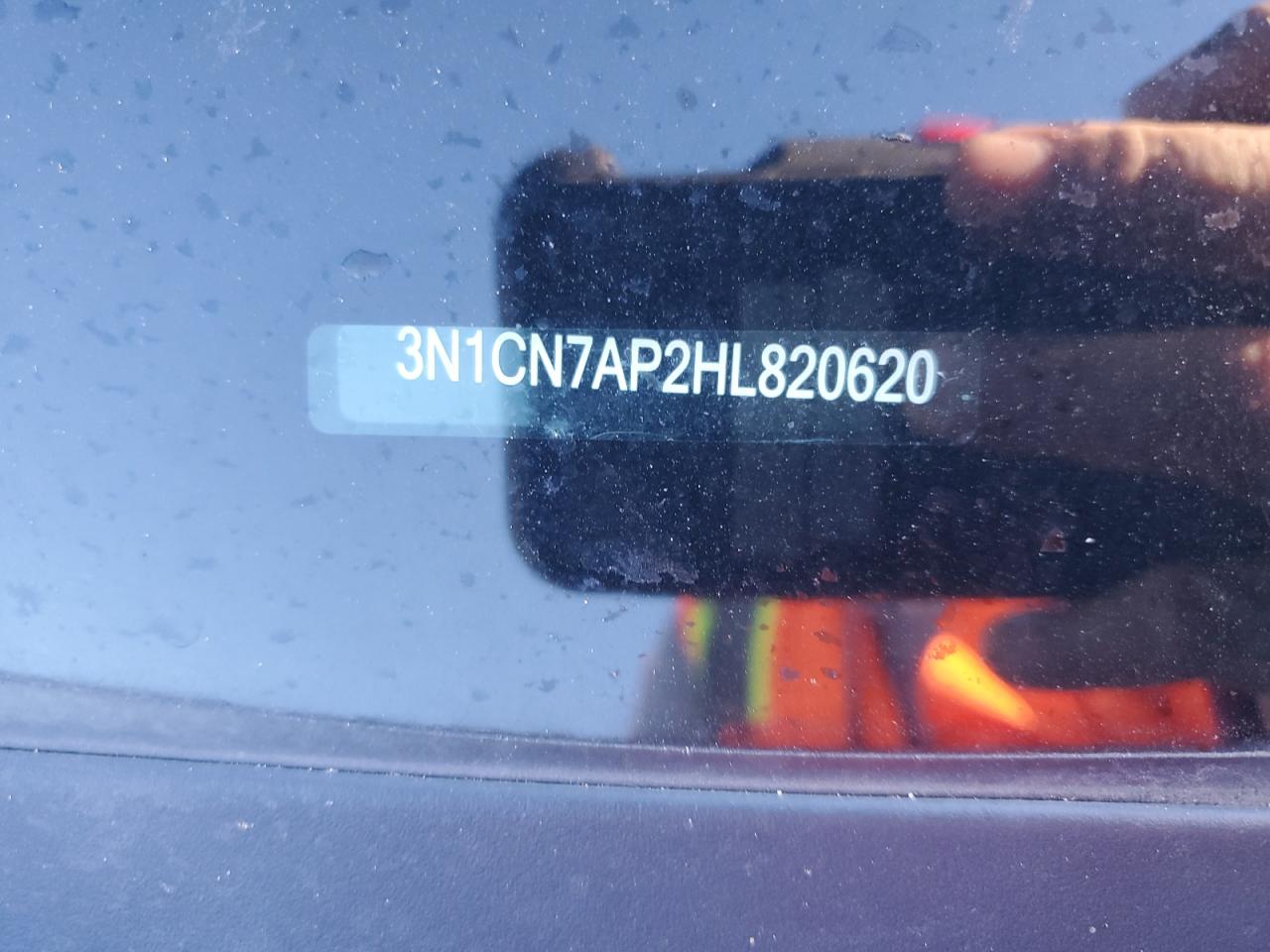 2017 Nissan Versa VIN 3N1CN7AP2HL820620 Copart auction photo, side / front end damage thumbnail 13
