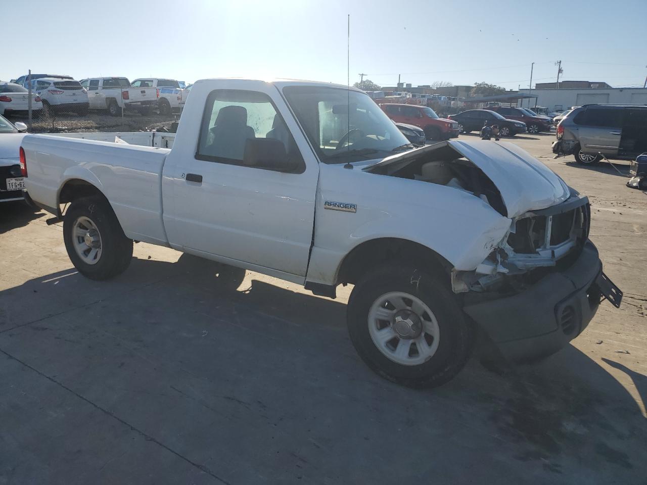 2008 Ford Ranger VIN 1FTYR10D08PB04833 Copart auction photo, front end damage thumbnail 4