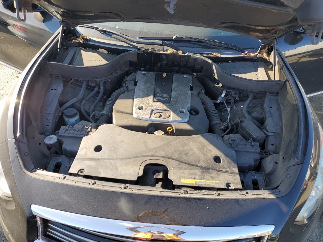 2013 Infiniti FX VIN JN8CS1MW4DM170389 Copart auction photo, vandalism / all over damage thumbnail 11