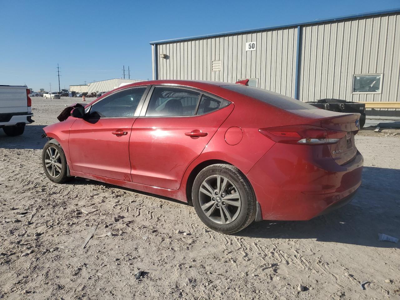 2018 Hyundai Elantra VIN 5NPD84LF4JH250198 Copart auction photo, front end / minor dent/scratches damage thumbnail 2