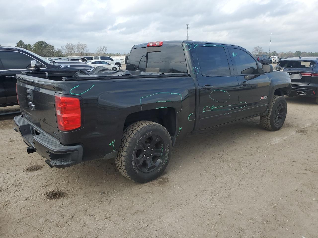 2015 Chevrolet Silverado VIN 3GCUKSEC7FG364883 Copart auction photo, front end damage thumbnail 3