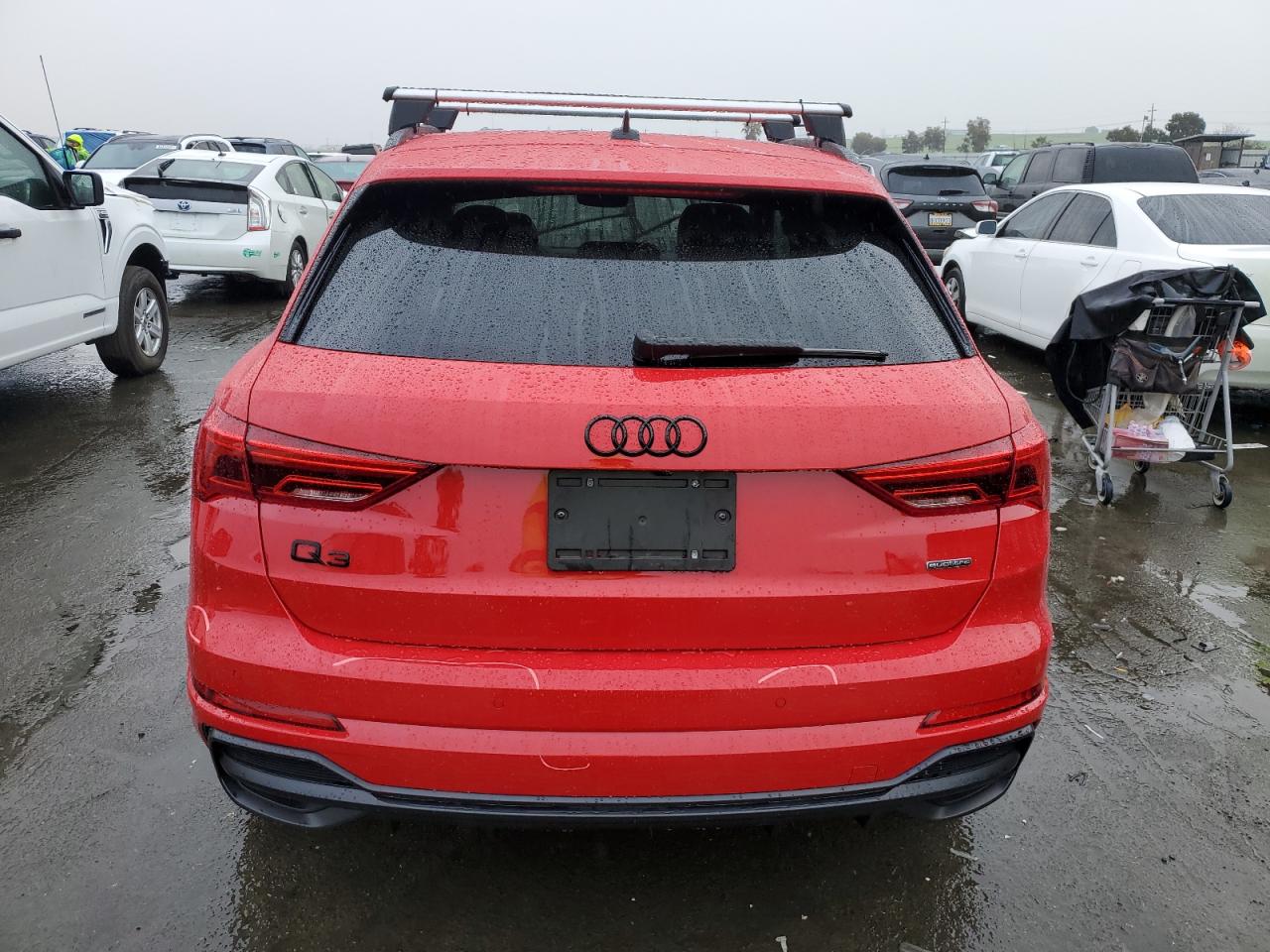 2021 Audi Q3 VIN WA1EECF34M1115320 Copart auction photo, front end damage thumbnail 6