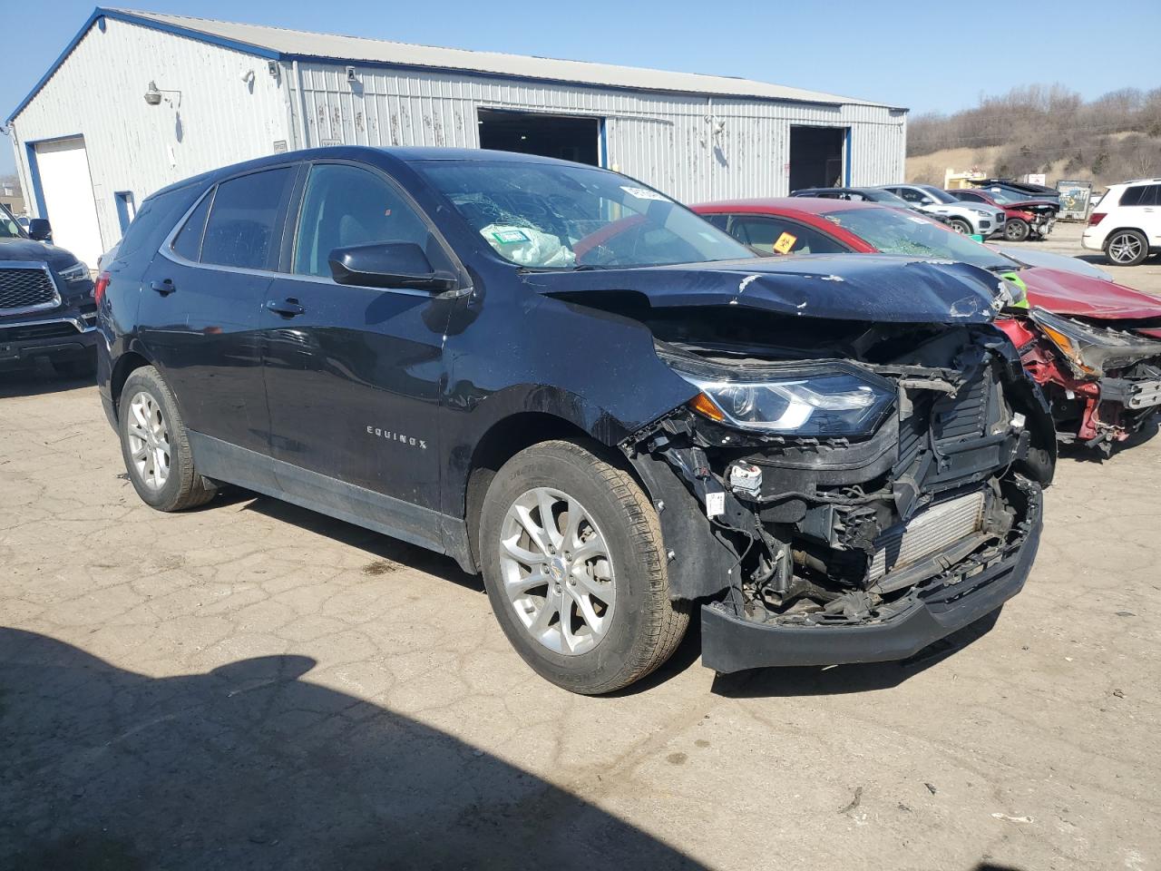 2021 Chevrolet Equinox VIN 2GNAXKEV0M6103603 Copart auction photo, front end damage thumbnail 4