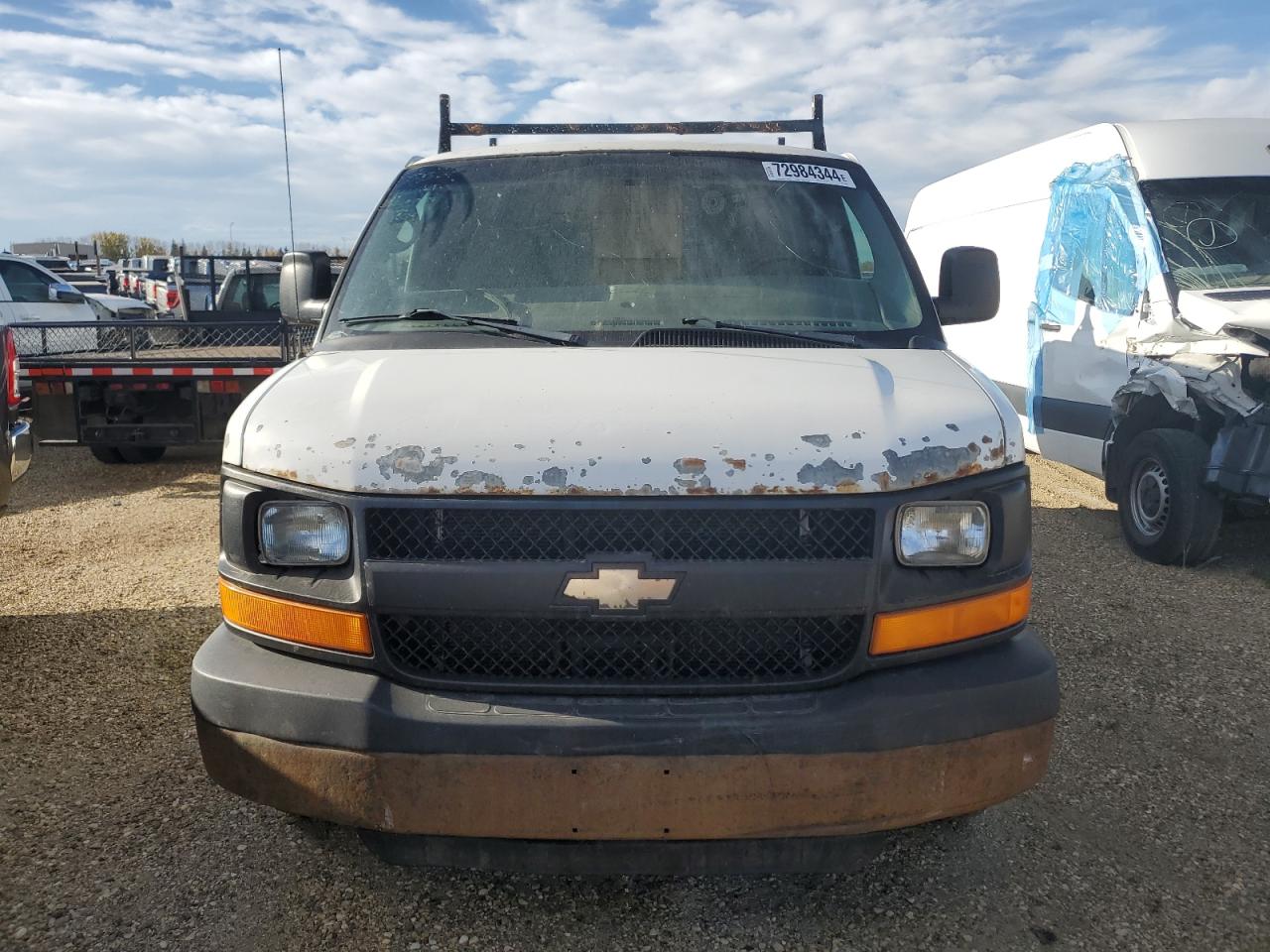 2008 Chevrolet Express VIN 1GCHG35K881227386 Copart auction photo, vandalism / side damage thumbnail 5