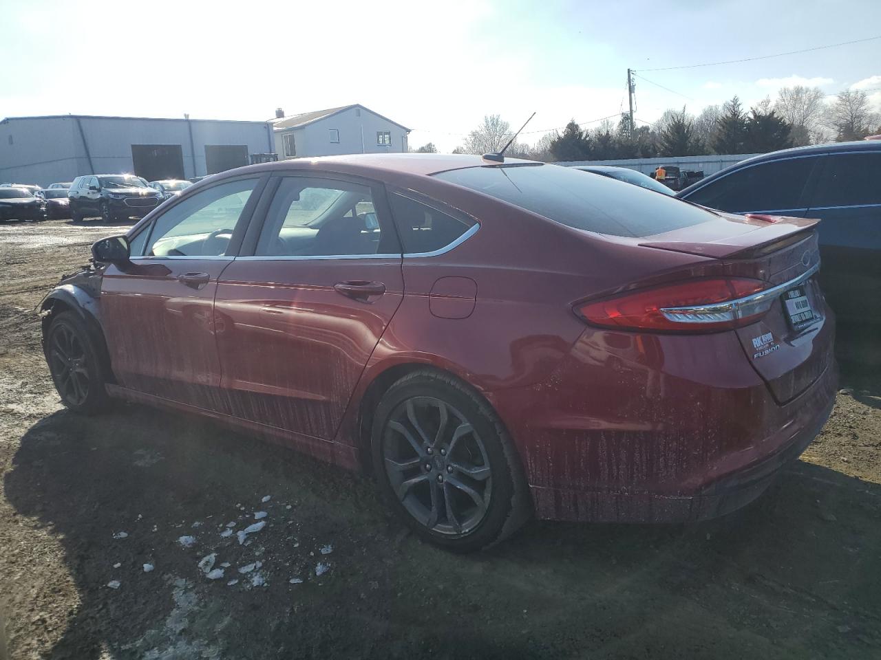 2018 Ford Fusion VIN 3FA6P0H77JR174386 Copart auction photo, front end damage thumbnail 2