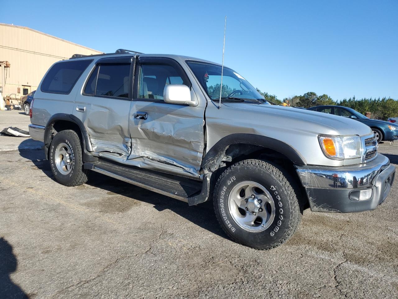 1999 Toyota 4Runner VIN JT3GN86R8X0097175 Copart auction photo, side damage thumbnail 4