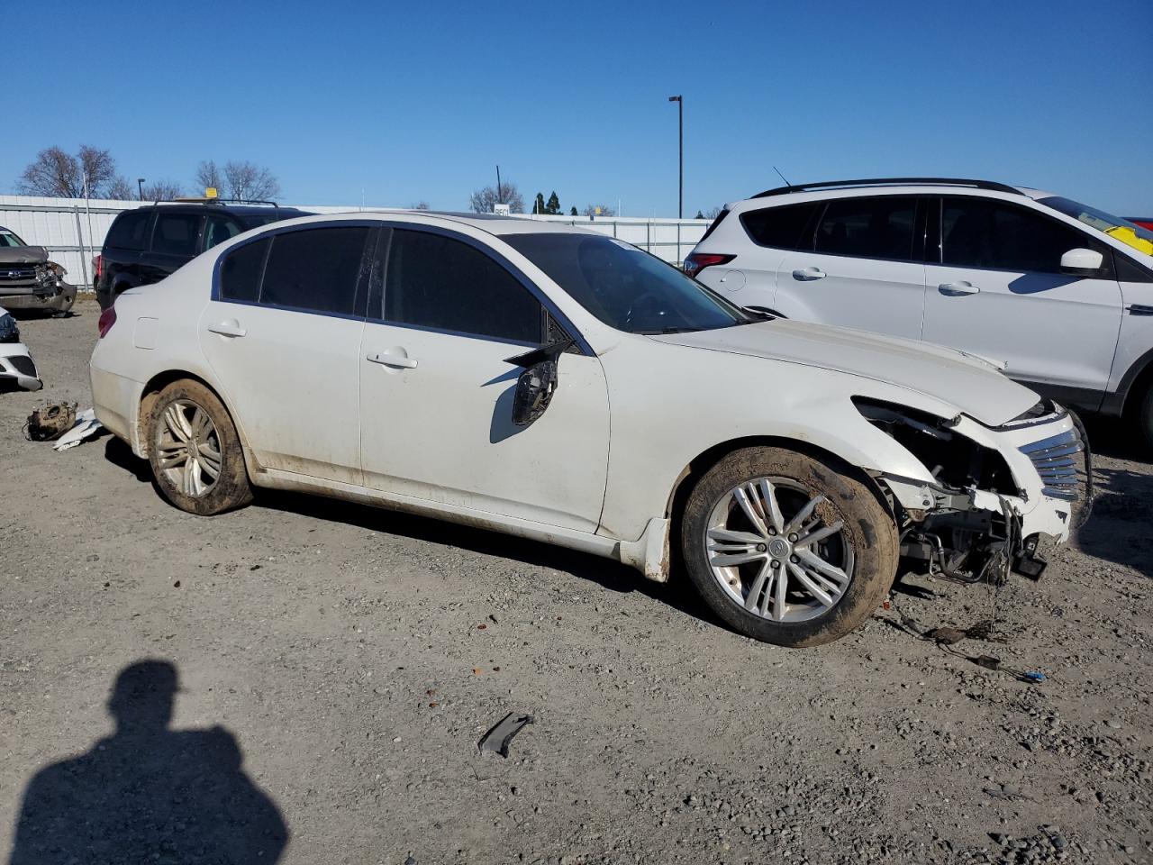 2010 Infiniti G VIN JN1CV6AP5AM204349 Copart auction photo, front end / rear end damage thumbnail 4