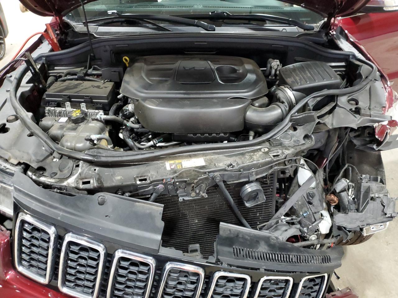 2020 Jeep Grand Cherokee VIN 1C4RJFBG5LC371837 Copart auction photo, front end damage thumbnail 13